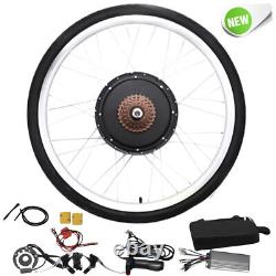 26 inch E-Bike Rear Wheel 48V 1000W Electric Bicycle Hub Motor Conversion Kit