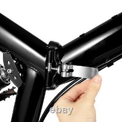 26 inch Folding Bikes Mens Mountain Bike Full Suspension Disc Brake Bicycle