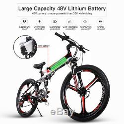 26inch E-bike Folding Electric Bike Moped Bicycle City Bike 400W 30km/h UK J6T6