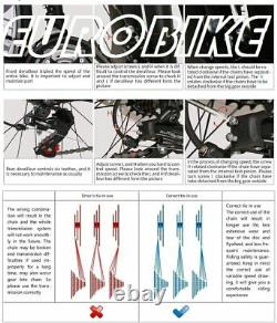 27.5 Mountain Bikes 21 Speed Bicycle Dual Disc Brakes Front Suspension Mens MTB