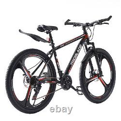 27.5 Wheels Mountain Bike 21 Speed Mens Women Cycling Front Suspension Bicycle