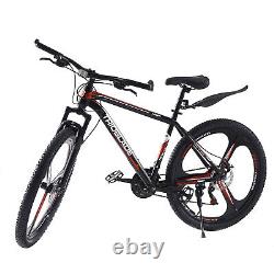 27.5 Wheels Mountain Bike 21 Speed Mens Women Cycling Front Suspension Bicycle