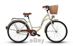 28 City Bike Ladies GOETZE Dutch Style Vintage Cycle With Basket 1 Speed Bike