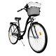 28 City Bike Ladies Town Hybrid Dutch Vintage Women Cycle With Basket Milord