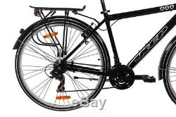 28 Zoll ALU City Bike Herrenrad Fahrrad KCP ARA Gent 21G SHIMANO TOURNEY schwarz