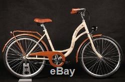 28 Zoll Damenfahrrad Amsterdam Citybike Cityrad Damenrad Klassik Vintage Neu