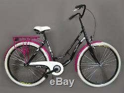 28 Zoll Damenfahrrad Retro Citybike Cityrad Damenrad Schwarz Vintage. 20%
