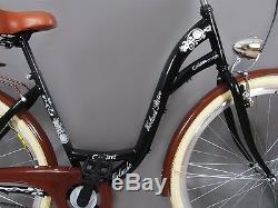 28 Zoll Damenfahrrad Retro. Citybike Cityrad Damenrad Schwarz Vintage -20%