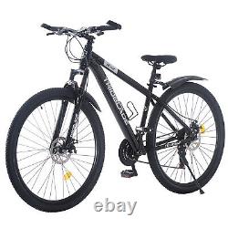 29 inch Wheel Mountain Bike Front Suspension 21 Speeds Bicycle Men Women Bikes