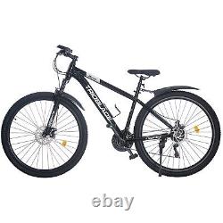 29 inch Wheel Mountain Bike Front Suspension 21 Speeds Bicycle Men Women Bikes