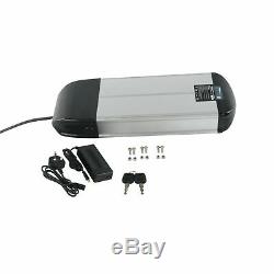 36V 10A Li-ion Electric E-Bike Battery Pack 2A Charger Kit Lockable With Keys UK