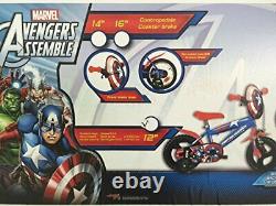 412UL-CA Marvel Captain America Kids Bicycle, Red