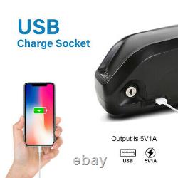 48V12.5Ah Downtube Battery Electric Bike Battery for 1000W Kit USB Charge Port