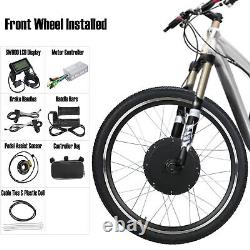 48V 1000W 1500W 26 Wheel Electric Bicycle Motor E Bike Rear Conversion Kit LCD