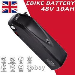 48V 10Ah 13Ah E-Bike Battery Electric Bicycle Pack Lockable w USB Charging Port