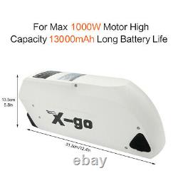 48V 13AH 1000W TIGER SHARK Lithium Battery f Electric Bicycle E-Bike Bafang 8fun