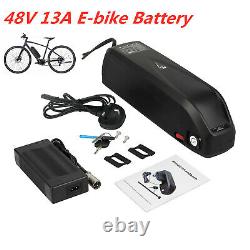48V 13AH Li-ion E-Bike Battery Electric Bicycle Power Pack 1000W With Charging