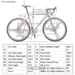 54CM Road Bike 700C Wheels Mens Shimano 21 Speed Disc Brake complete Bicycle