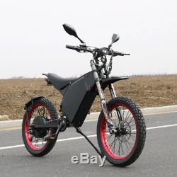 8000with72v Electric Bicycle Scooter Ebike Mountain Bike Super Fast 105km/h