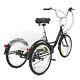 Adult 20 Mountain Trike 8 Speed 3 Wheel Bicycle Tricycle With Basket For Shopping