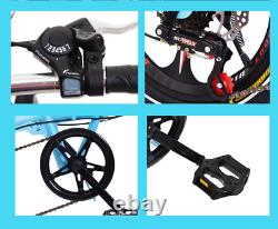 Adult Bicycle 16 INCH Foldable Alloy Wheel With Dual Disc Brakes 6 Speed Gear