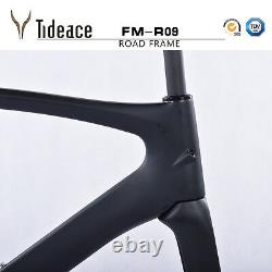 Aero Full Carbon Fiber Road Racing Bike Frames OEM Cycling Bicycle Frameset PF30