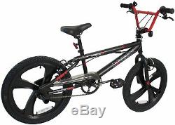 Airwalk 20 Inch Wheels 10 Inch Steel Freestyle Frame BMX Bike Fahrenheit 600