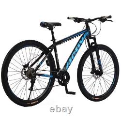 Aluminum Mountain Bike Shimano 18 Speed Front Suspension Bicycle 29 For Men MTB