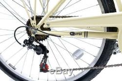 Aurai Trekker Ladies 26 Wheel 17 Frame 6 Speed Heritage Hybrid Bike & Basket