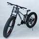 Black Fat Bicycle Mountain Bike 26 X 4.0 Tyres Alloy Wheel B2