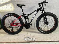BLACK fat bicycle mountain bike 26 x 4.0 tyres alloy wheel B2