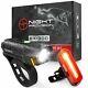 Bx-300 Usb Rechargeable Led Bike Light Set Front And Back Cycling Safety Ligh
