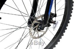 Basis 1 Full Dual Suspension Mountain Bike MTB 26 Wheel Disc Brake 18 Sp Blue