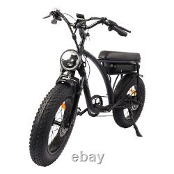 Bezior XF001 Electric Bike Bicycle 1000W Motor 12.5AH Battery 20x4.0 Fat Tire