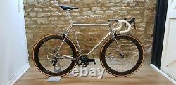 Bianchi Steel Road Bike 57.5cm Dura Ace 9000/9100, Brooks, without wheels