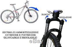 Bicicletta Bici Mountain Bike Mtb Biammortizzata 29 In Alluminio Freni A Disco
