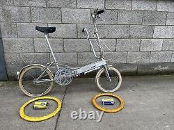 Bickerton Portable classic folding bicycle + Set of NEW Michelin Tyres and inner