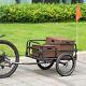 Biketrailer Bike Wagon Bicycle Cargo Trailer With Suspension, 2 Wheels, Black