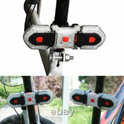 Bike Turn Signals Light Bicycle Front&Rear Indicator withSmart Wireless Remote UK