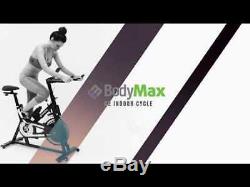 Bodymax B2 Indoor Studio Cycle Exercise Bike (Black) + Free LCD Monitor