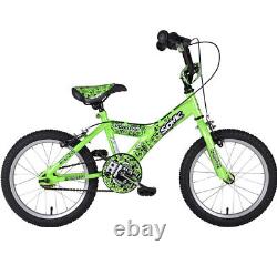 Boys/girls Bike Sonic Robotnic Bmx Bike Colour Green, Size 16 Frame Brand New