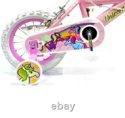 Brand New Kids Concept Unicorn 12 Inch Girls Bike in Pink