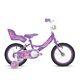 Bumper Sparkle Kids Bike Children's Girls Bicycle 3 Wheel Sizes 1 Spd Pur/whit