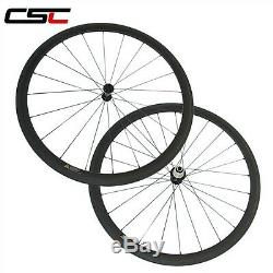 Carbon road bicycle wheelset 38mm clincher carbon bike wheels factory 700C