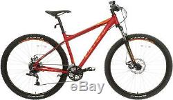 Carrera Hellcat Mens Mountain Bike MTB Alloy Frame Disc Brakes Bycicle 24 Gears