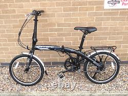 Carrera Intercity Folding Bike Black Aluminium Frame Ex Shop Display 18309 H