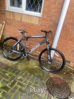 Carrera vengeance mens mountain bike black 27.5 inch in black with abit of blue