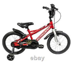 Cheapest 16 Inch Wheel Kids BMX Bike Red With Stabilisers Age 5+