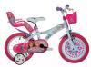 Children's Outdoor Bicycle 16 Doll Carrier Dino Bike With Removable Stabilisers