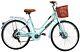 City Bike Woman Bicycle 26''wheel 21 Speed Low Frame Ladies Cycle Ice Blue Cydal